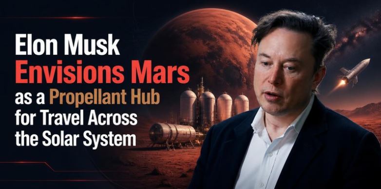 Elon Musk Envisions Mars as a Propellant Hub for Travel Across the Solar System